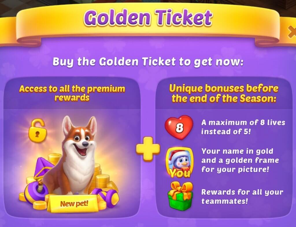 Premium rewards in match3 games