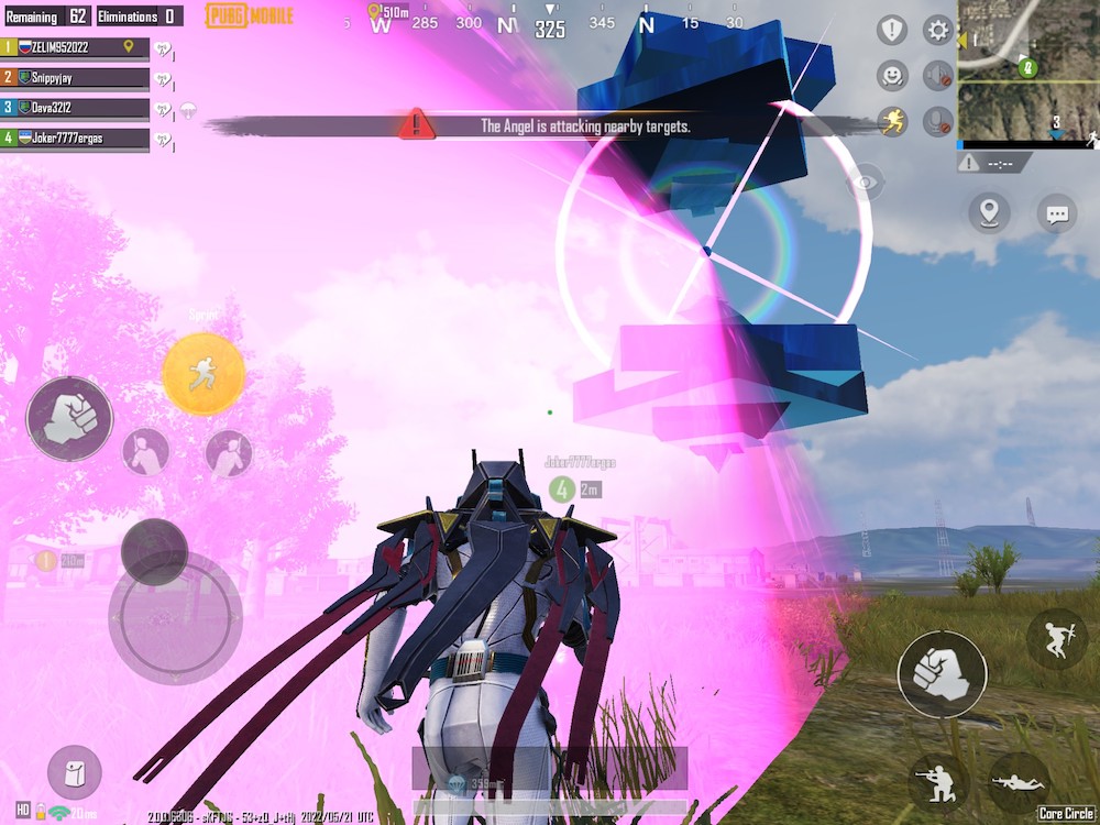 In the PUBG MOBILE x Neon Genesis Evangelion collaboration, The 6th Angel had invaded Erangel in the classic gameplay mode and attacked nearby players.